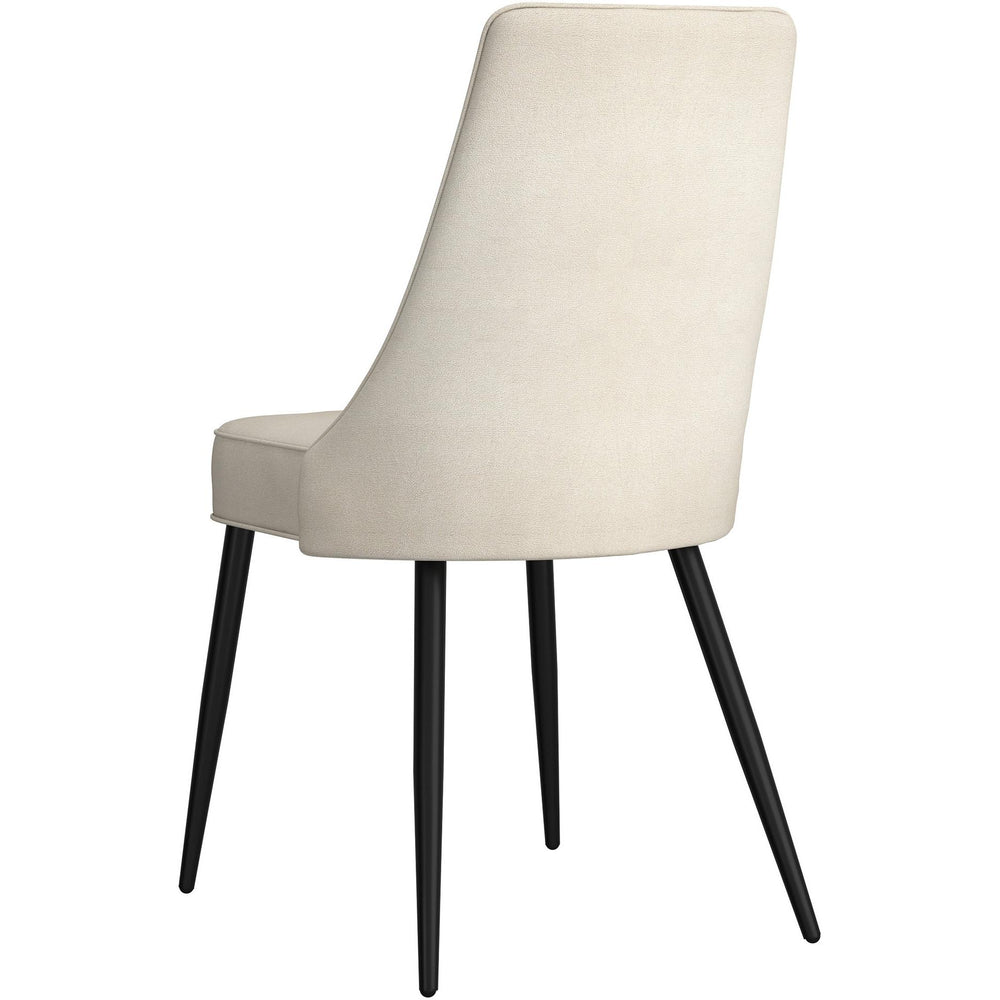  Worldwide Home Furnishings Godiva/Koda 207-142IV_158BEG 5 pc Dining Set - Ivory with Beige Chair IMAGE 7