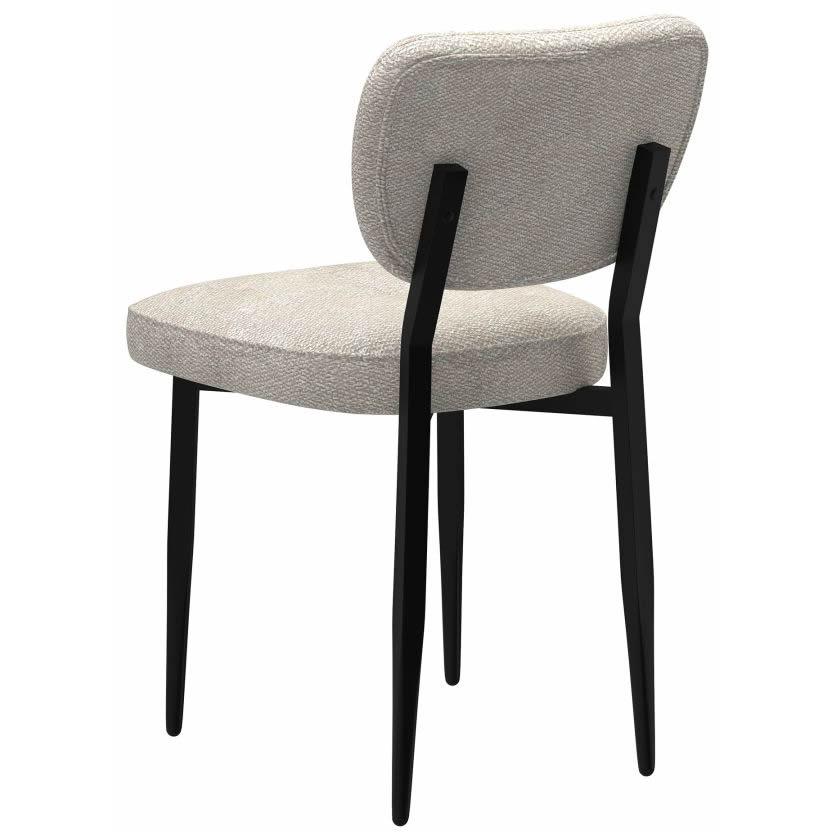  Worldwide Home Furnishings Vesta/Zeke 207-287NAT_090BG 7 pc Dining Set - Natural Table with Beige Chair IMAGE 8