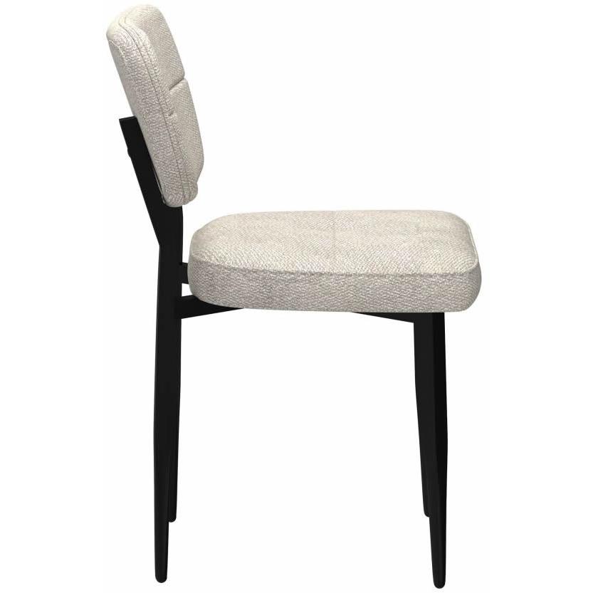  Worldwide Home Furnishings Vesta/Zeke 207-287NAT_090BG 7 pc Dining Set - Natural Table with Beige Chair IMAGE 9
