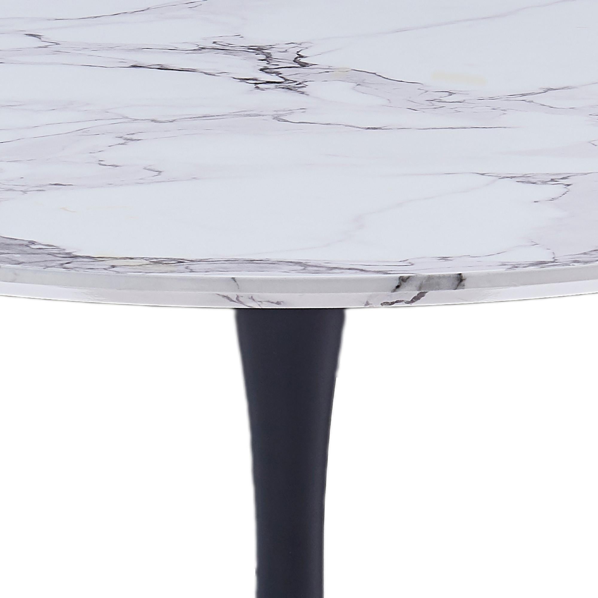  Worldwide Home Furnishings Zilo/Koda 5 pc Dinette 207-671SMBK_158CH IMAGE 3