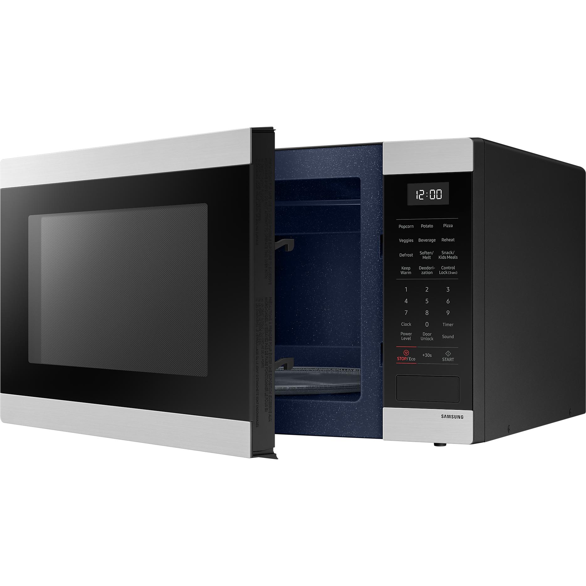  Samsung 24-inch, 1.9 cu. ft. Countertop Microwave MS19DG8500SRAC IMAGE 4
