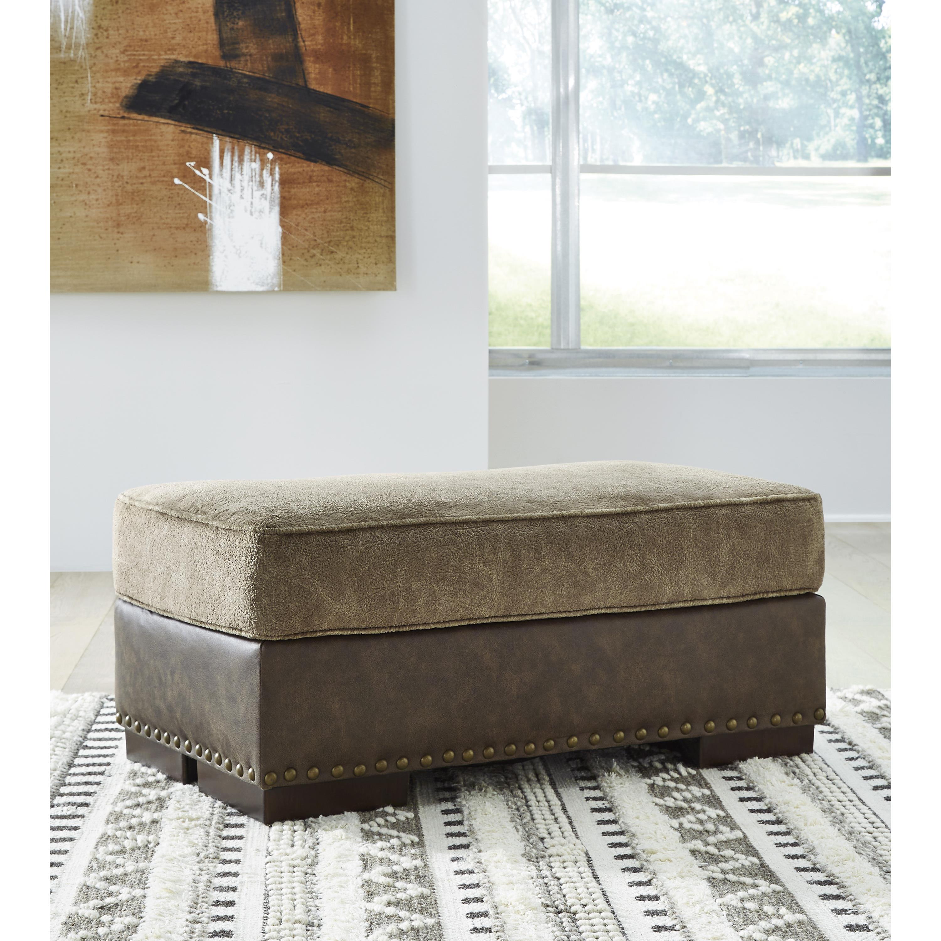  Signature Design by Ashley Alesbury 18704U3 Oversized Chair and Ottoman IMAGE 3
