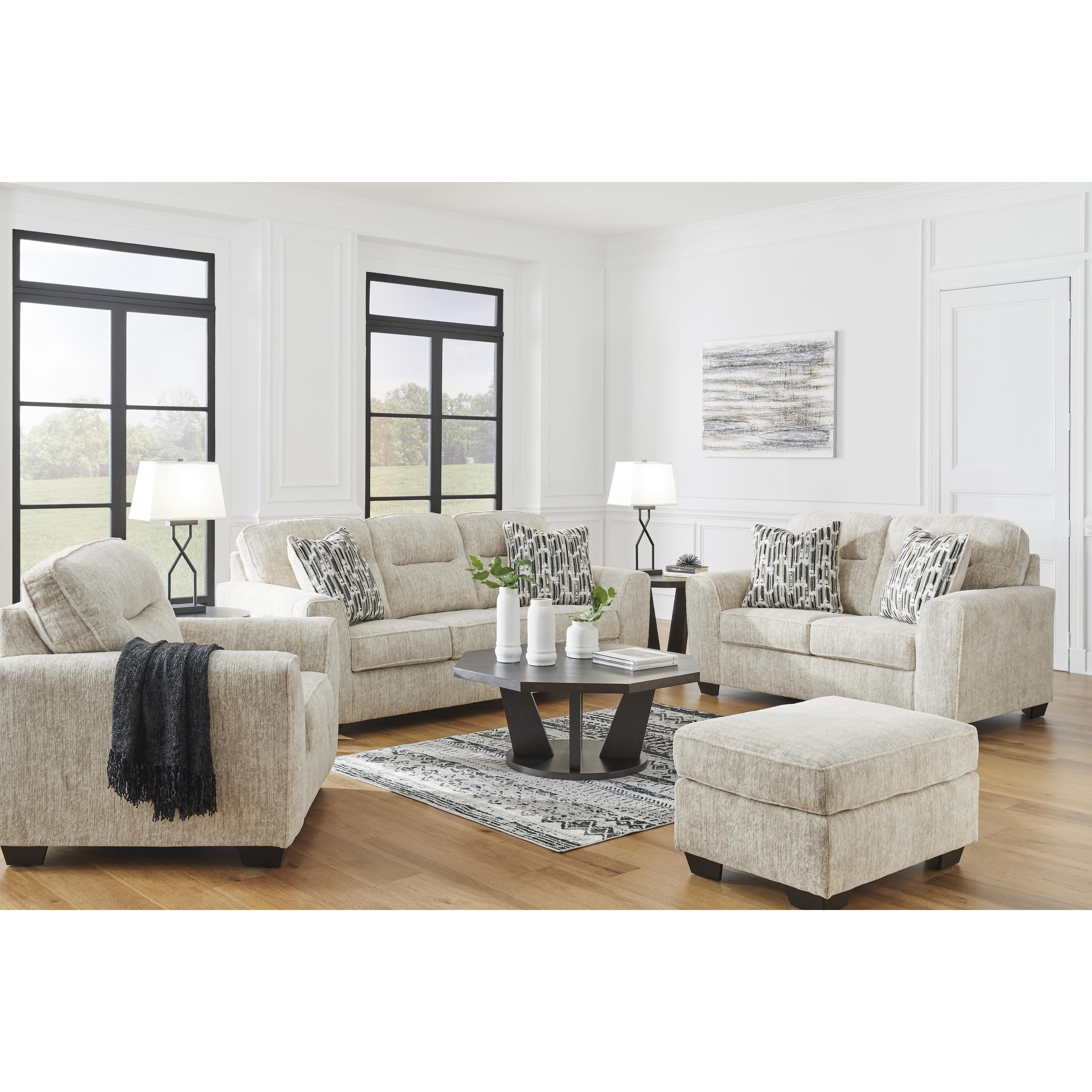  Signature Design by Ashley Lonoke 50505U3 Oversized Chair and Ottoman IMAGE 4
