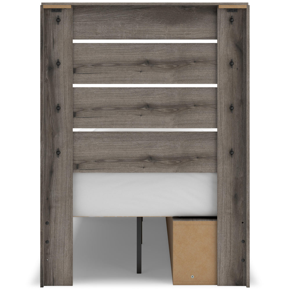  Signature Design by Ashley Graystorm PCB2405B18 Twin Panel Storage Bed IMAGE 6