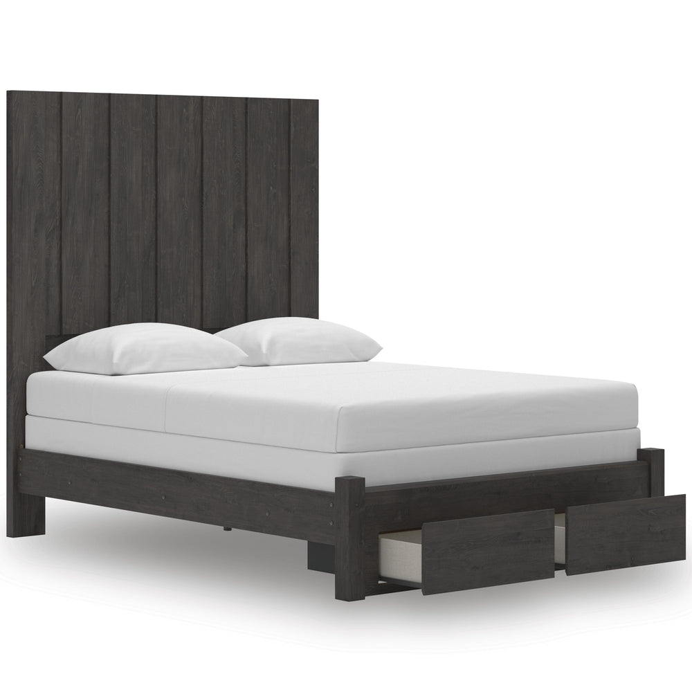  Signature Design by Ashley Fraluna PCB3370B4 Queen Panel Storage Bed IMAGE 2