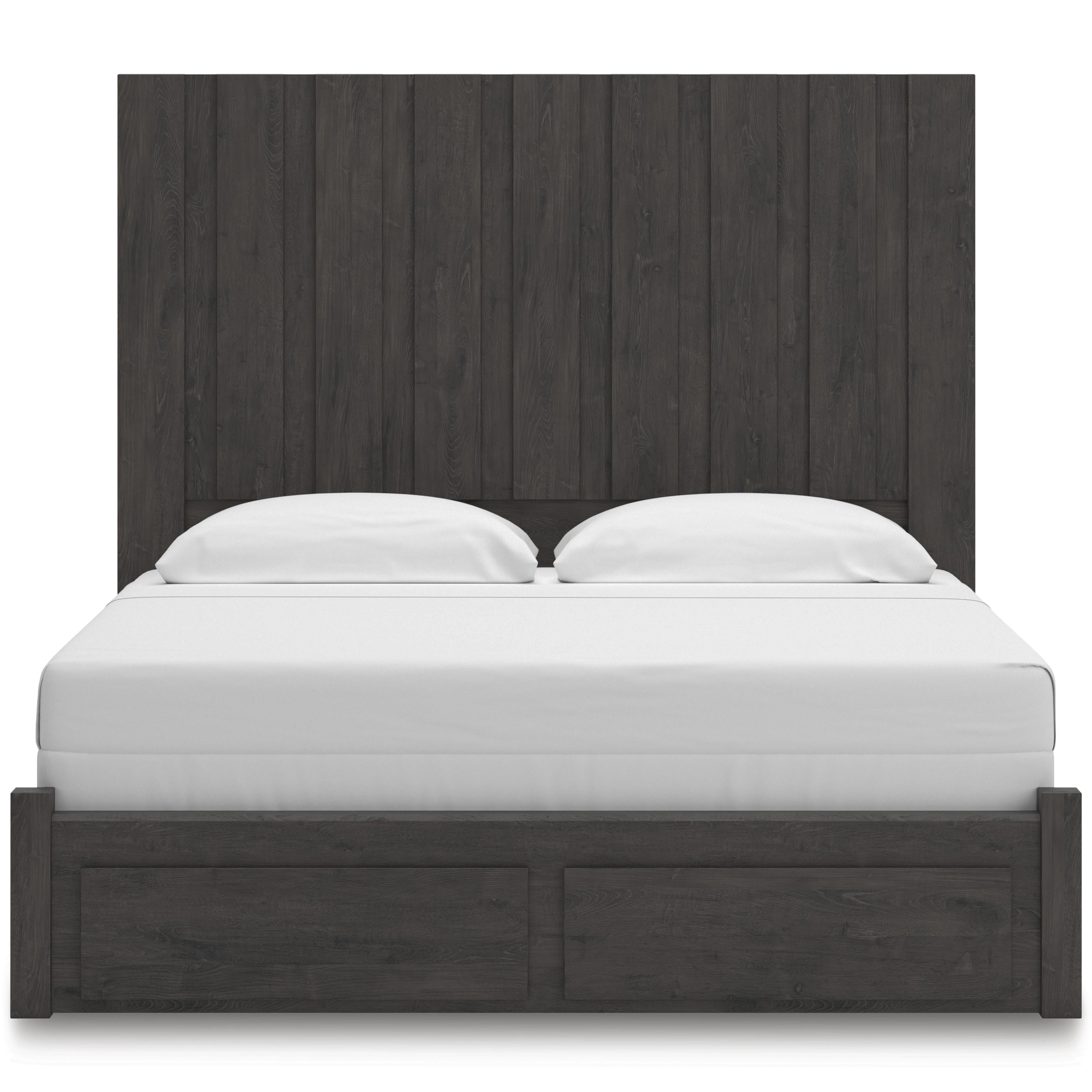  Signature Design by Ashley Fraluna B3370B9 King Panel Storage Bed IMAGE 2