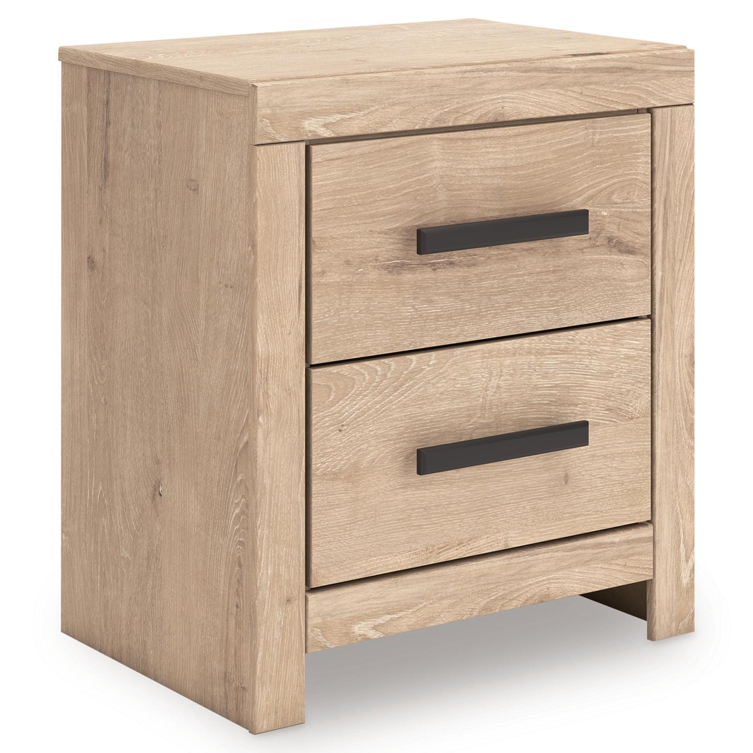  Signature Design by Ashley Sanginlane B3787-92 Two Drawer Night Stand IMAGE 1