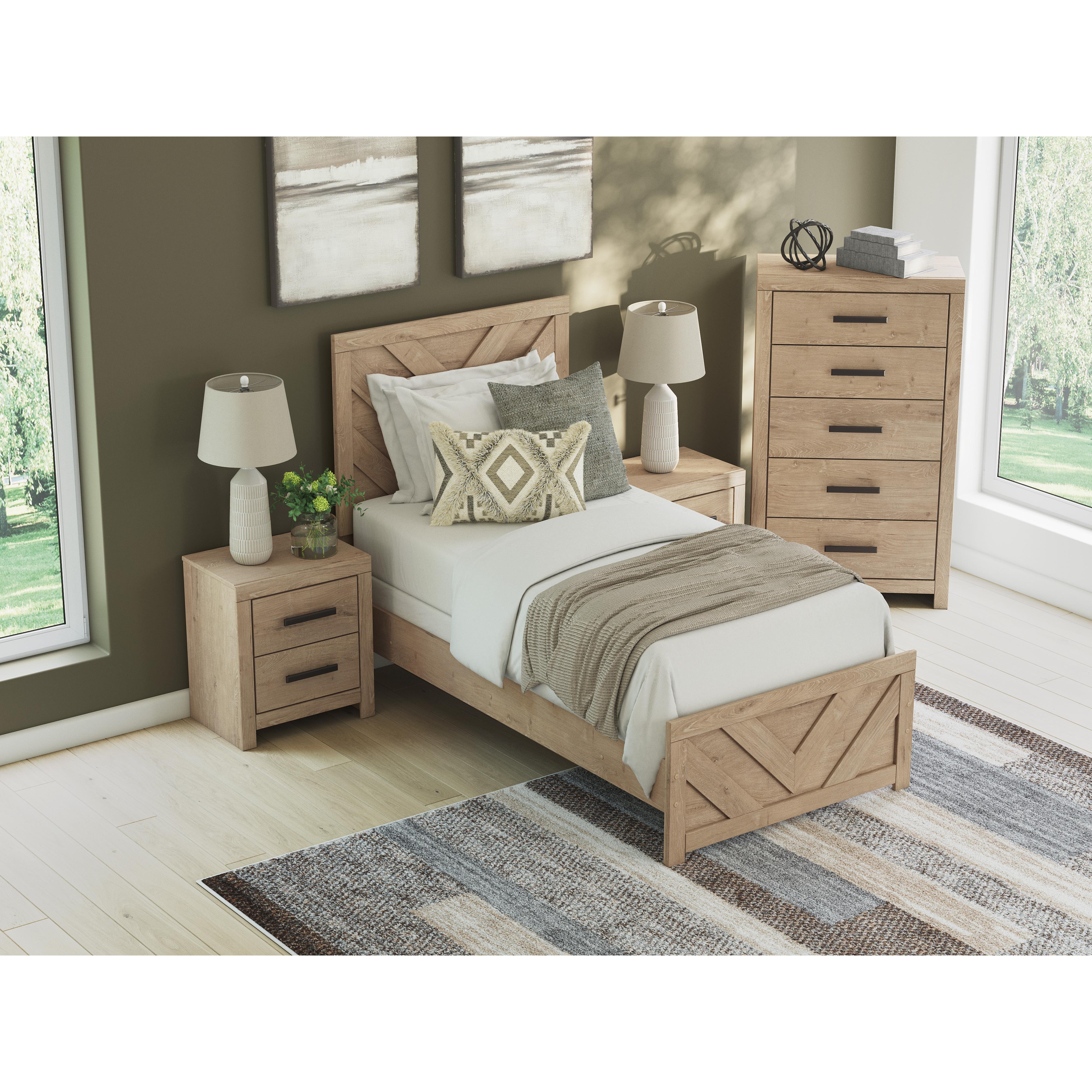  Signature Design by Ashley Sanginlane B3787B2 Twin Panel Bed IMAGE 8