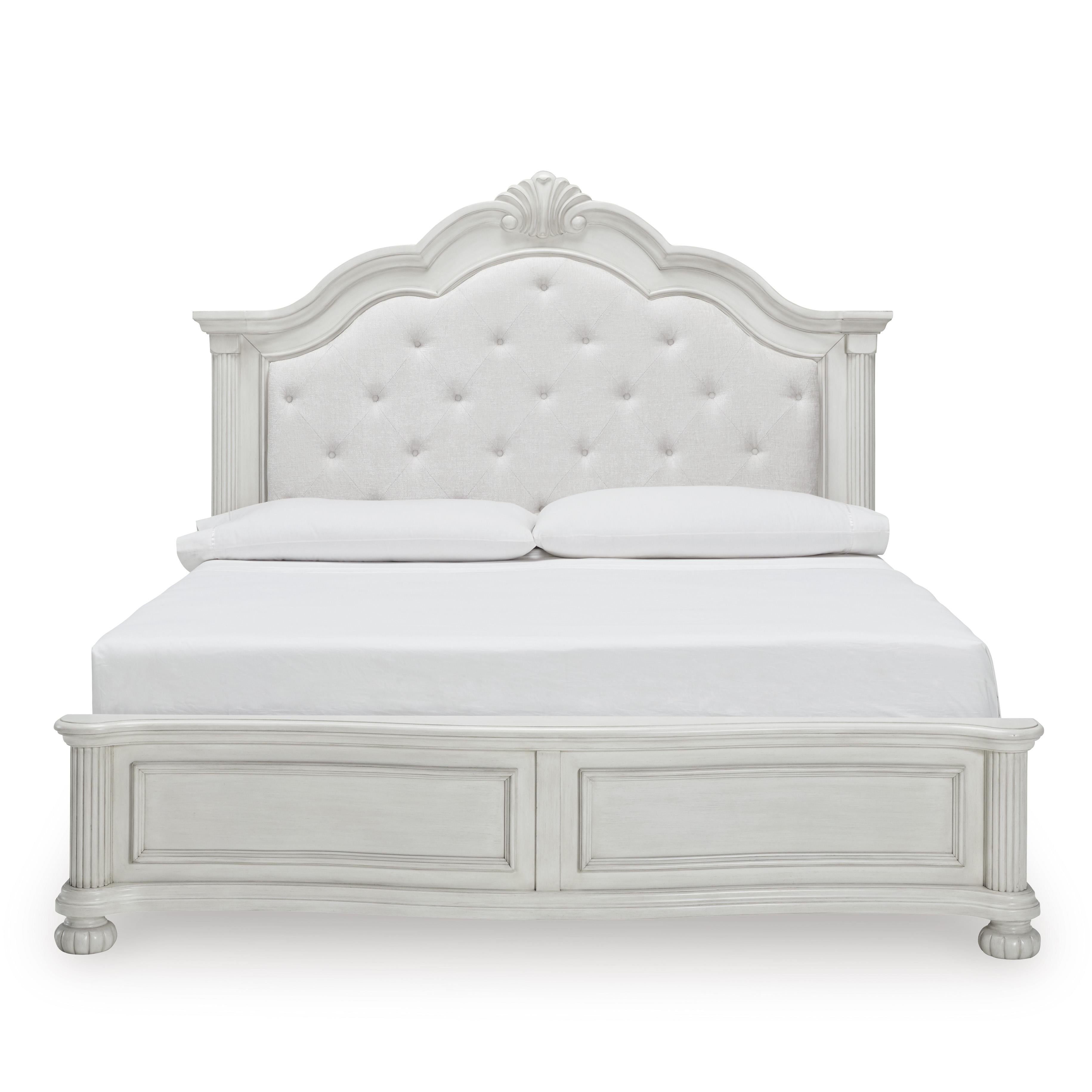  Benchcraft Montelaine B795B7 California King Upholstered Panel Bed IMAGE 2