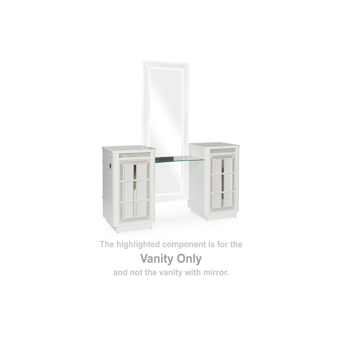  Signature Design by Ashley Chalanna B822-22 Vanity IMAGE 1