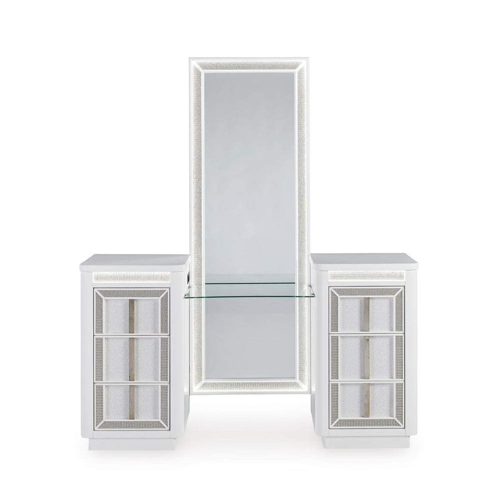  Signature Design by Ashley Chalanna B822B7 Vanity with Mirror IMAGE 3