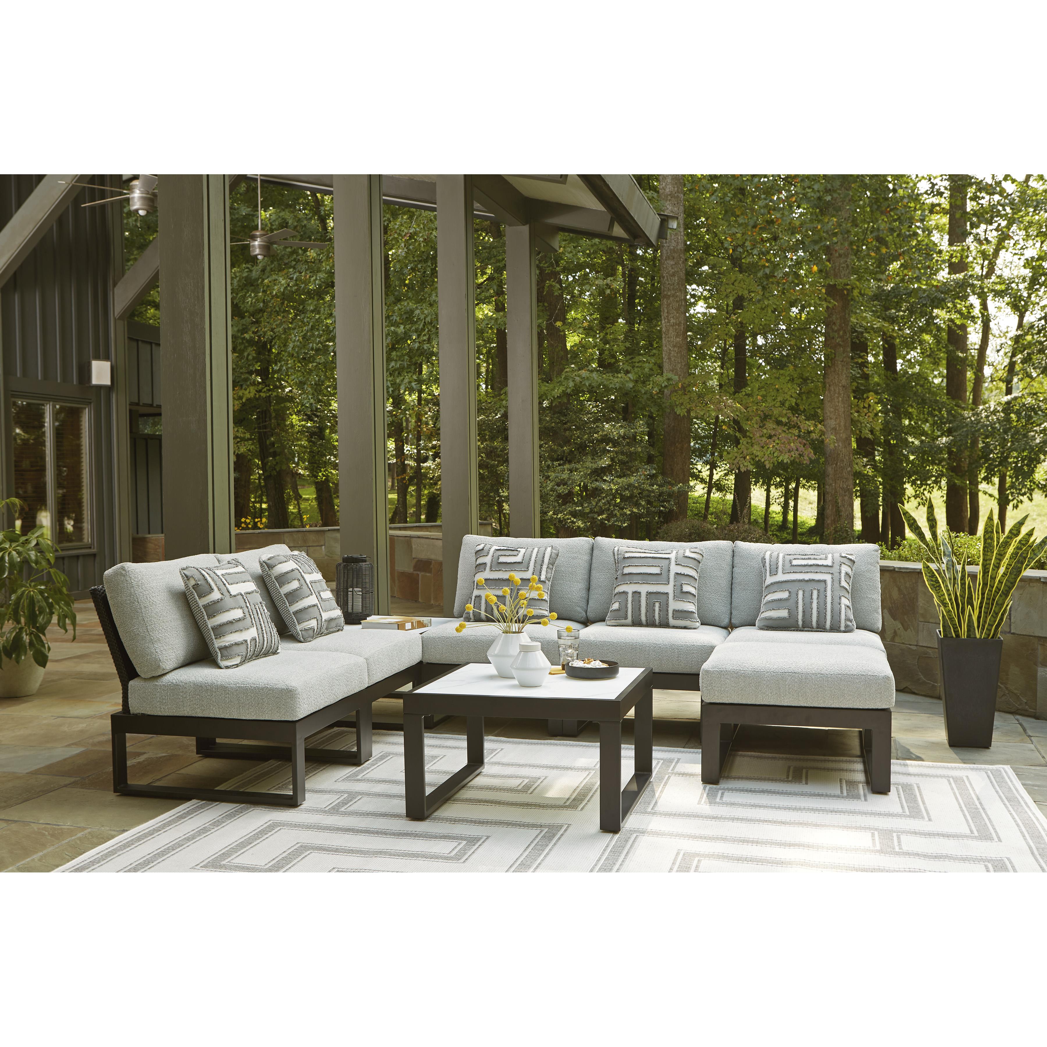  Signature Design by Ashley Beachloft P490-814 Ottoman with Cushion IMAGE 8