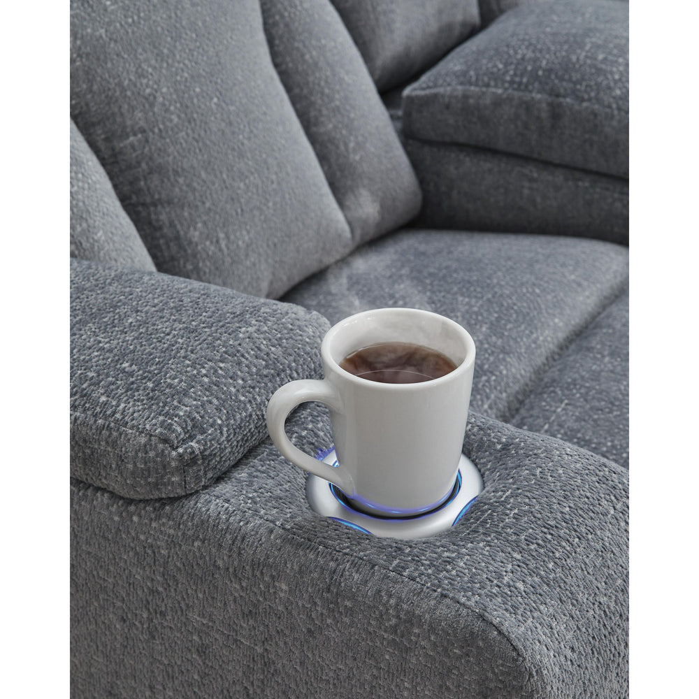  Signature Design by Ashley Studio Cave PC4980218 Power Reclining Loveseat with Console and Adjustable Headrest IMAGE 11