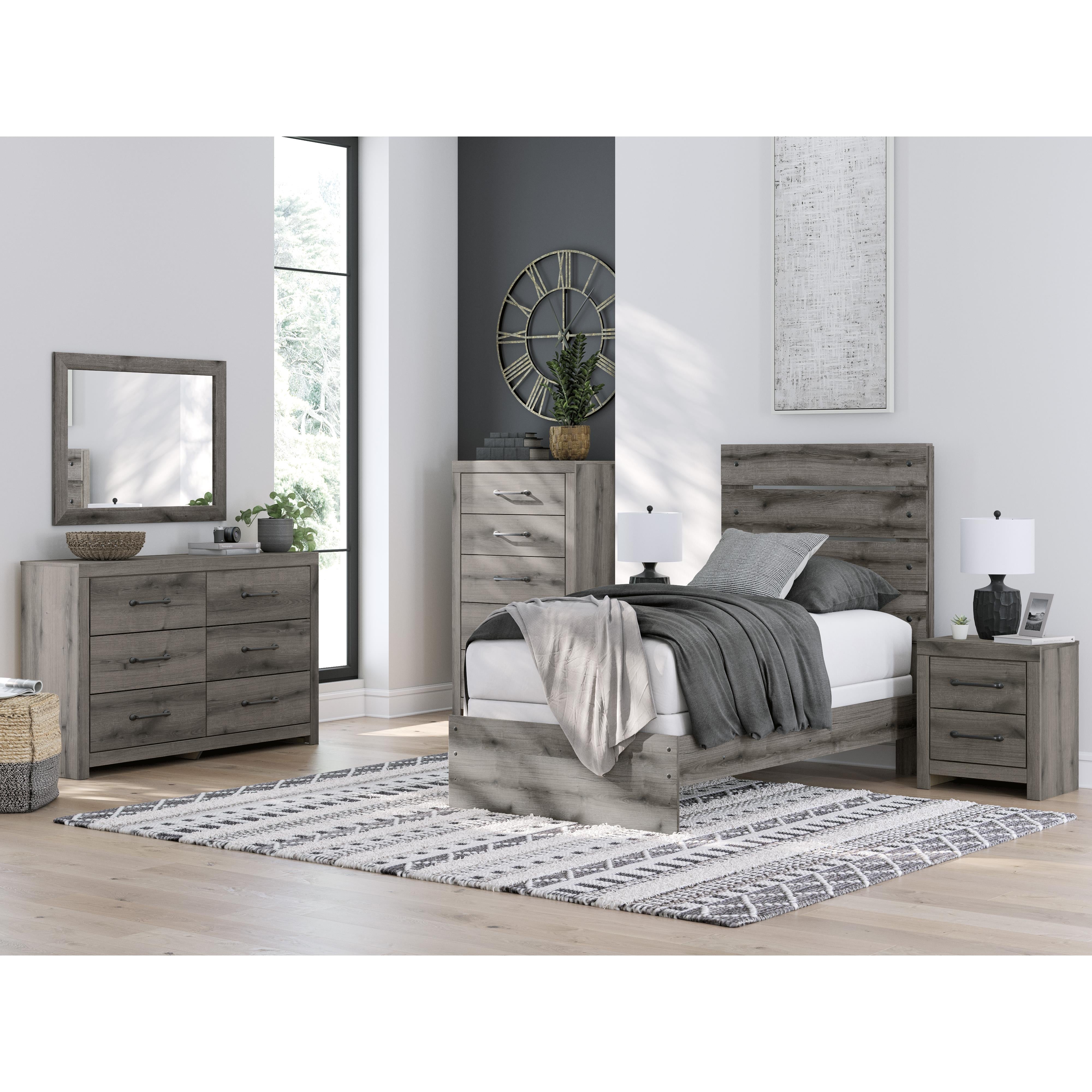  Signature Design by Ashley Graystorm PCB2405B12 Twin Panel Bed IMAGE 9