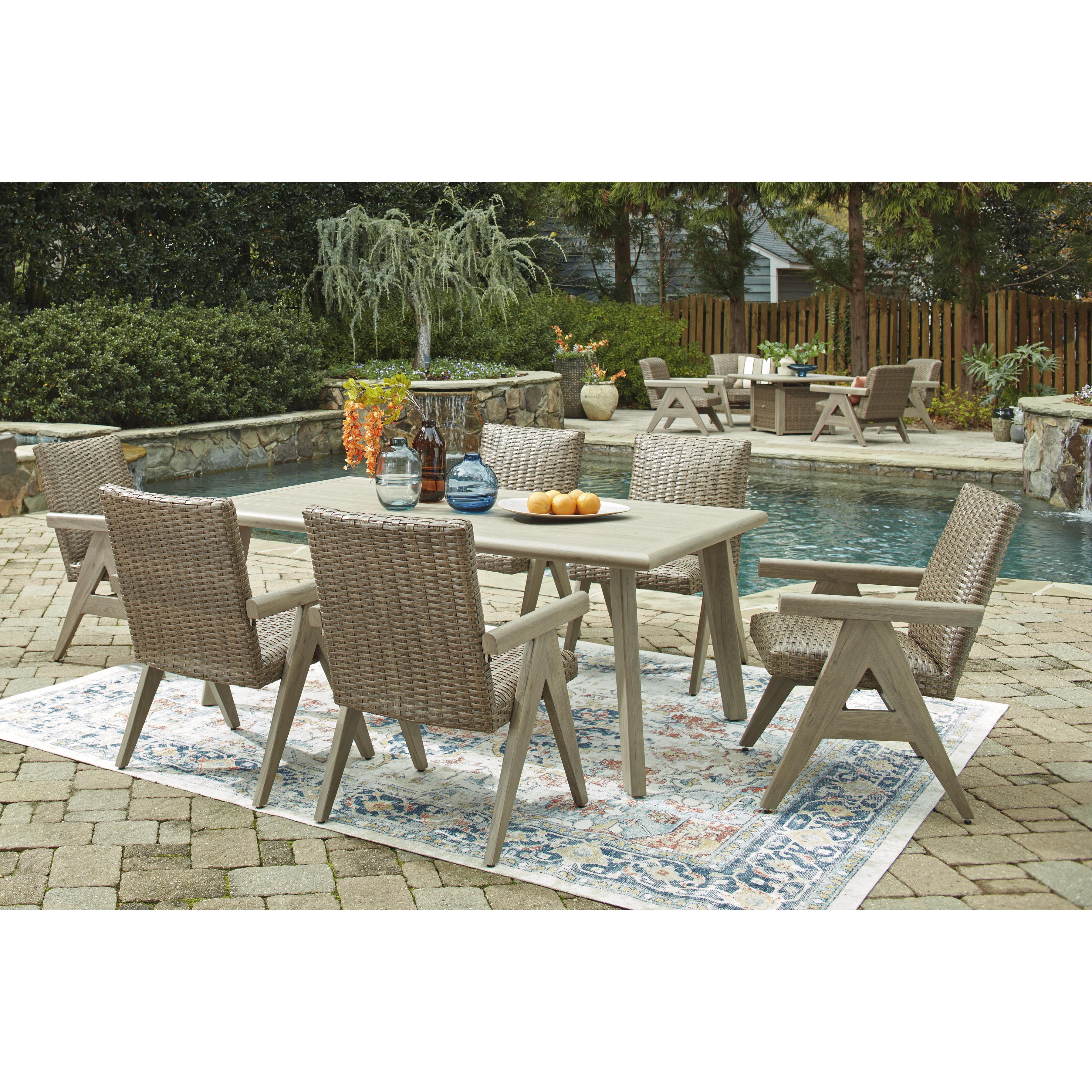  Signature Design by Ashley Cliff Trails PCP690-772 Square Fire Pit Table IMAGE 17