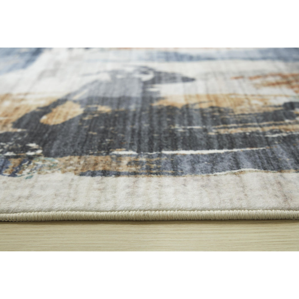 Signature Design by Ashley Hessland R407052 Washable Medium Rug IMAGE 4