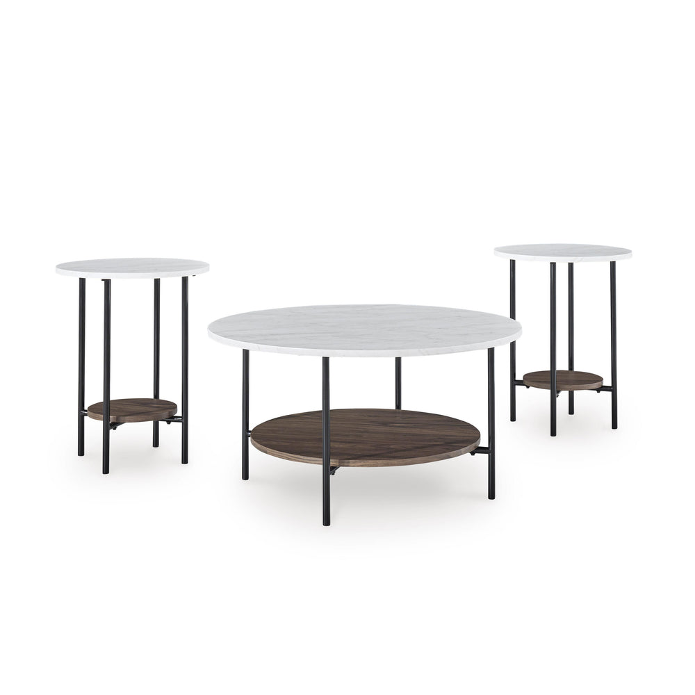  Signature Design by Ashley Wrenwich T167-13 Occasional Table Set IMAGE 1