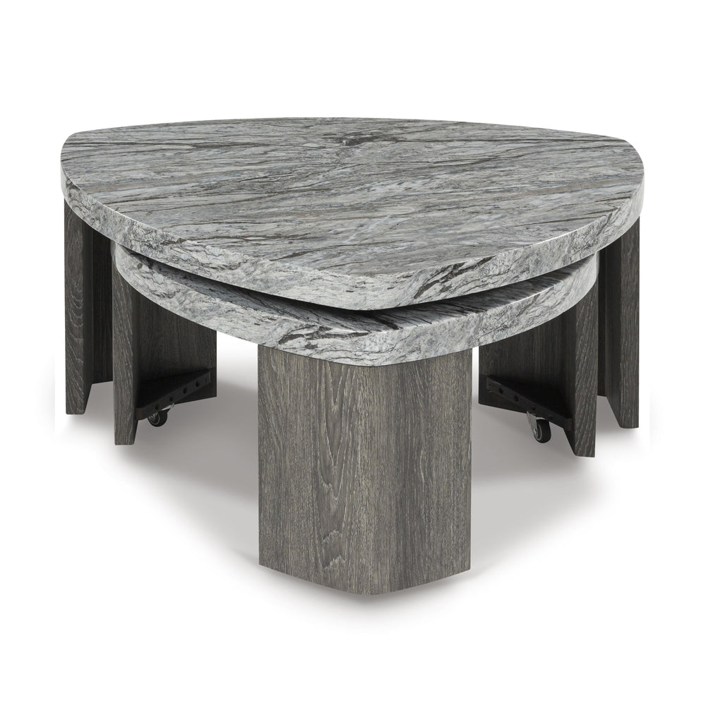  Signature Design by Ashley Surmour T600-0 Stacked Cocktail Table IMAGE 3