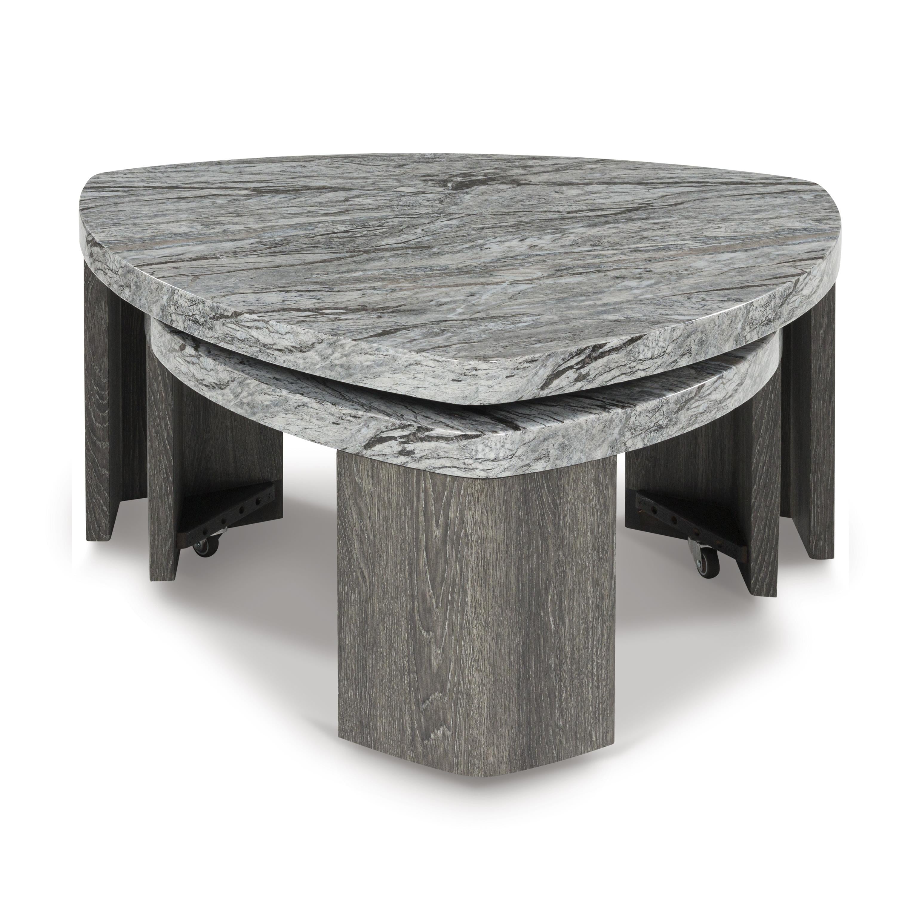  Signature Design by Ashley Surmour T600-0 Stacked Cocktail Table IMAGE 3