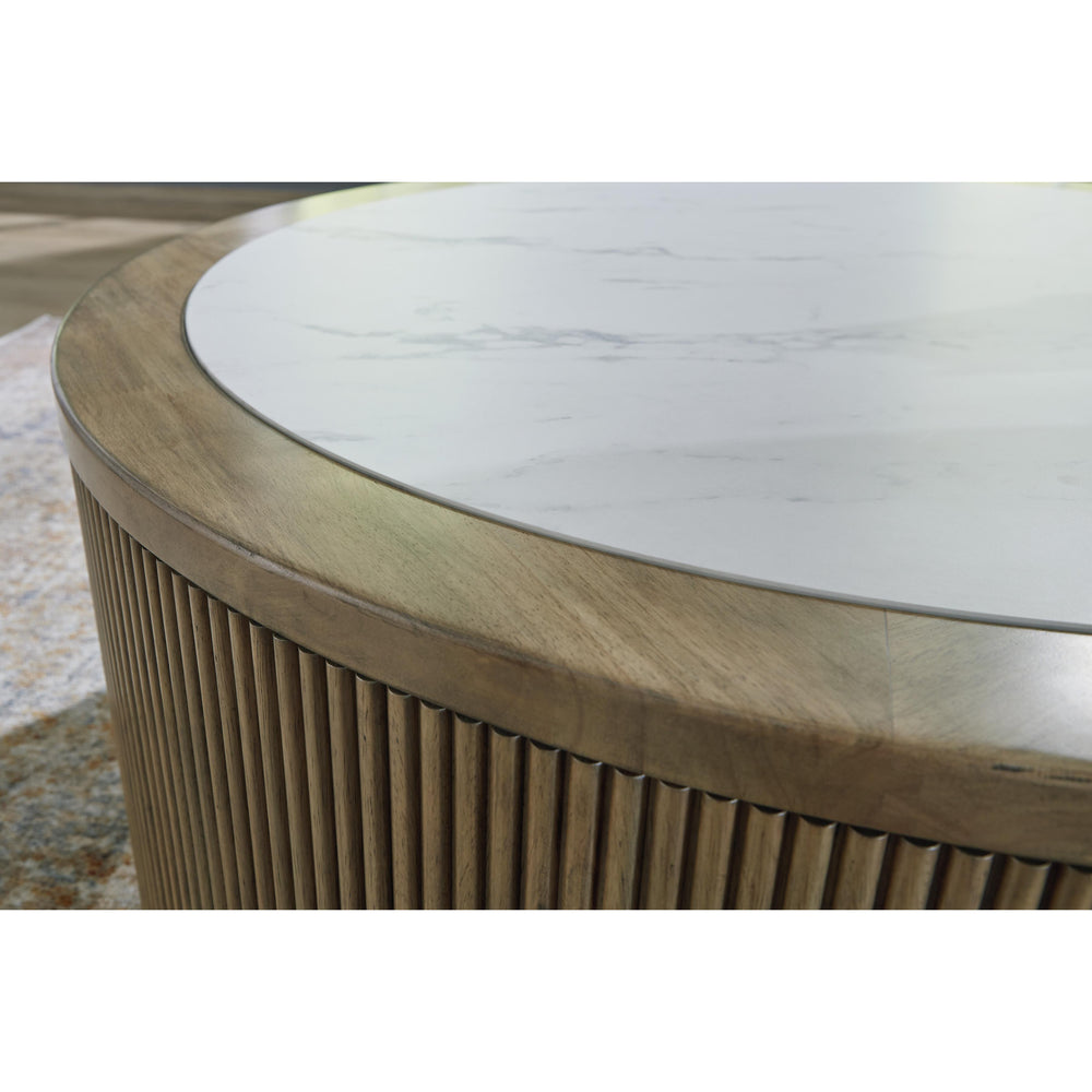  Signature Design by Ashley Camdill T808-8 Round Cocktail Table IMAGE 5