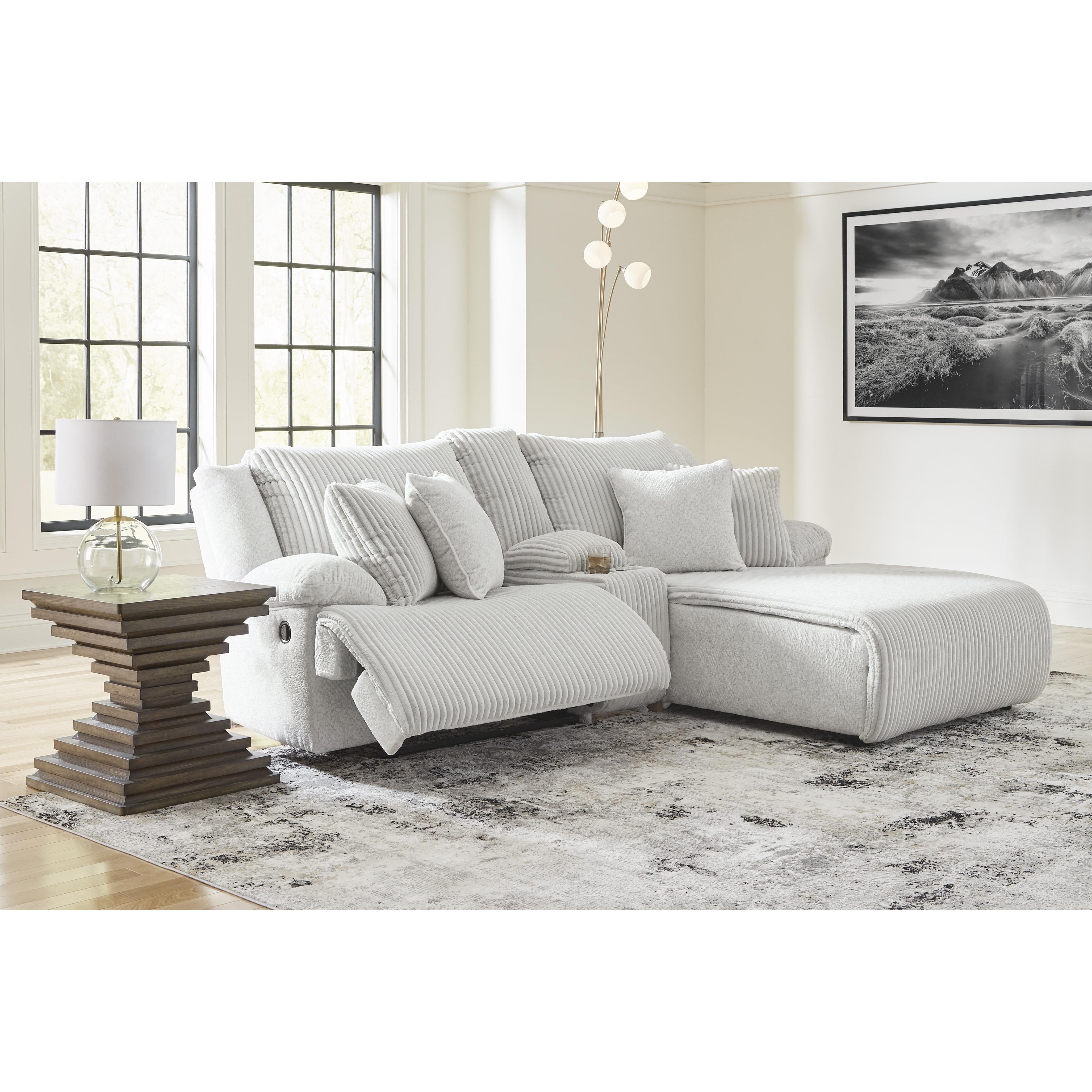  Signature Design by Ashley Top Tier 92706S4C 3 pc Reclining Sectional Sofa with Chaise IMAGE 5