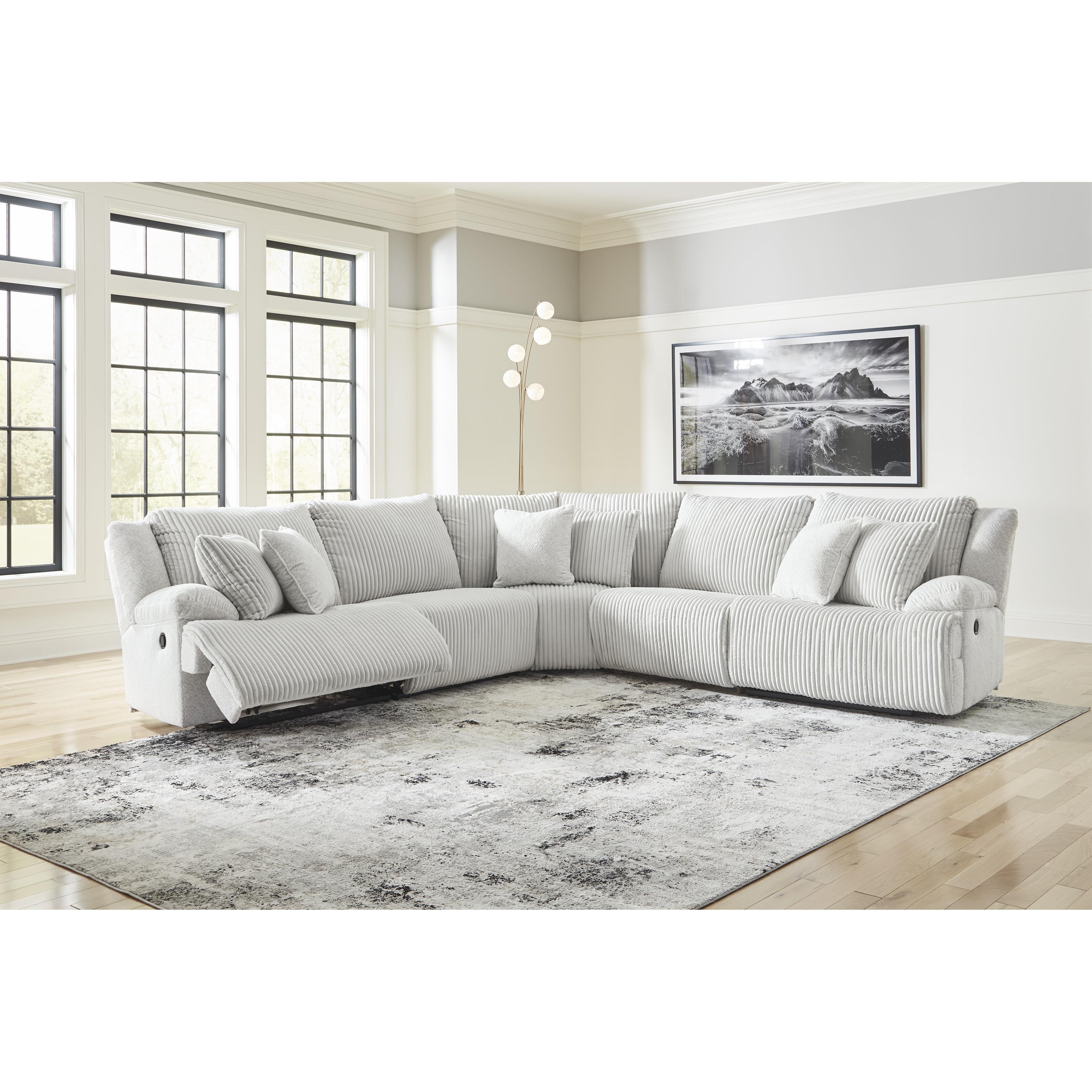  Signature Design by Ashley Top Tier 92706S3C 5 pc Reclining Sectional IMAGE 4
