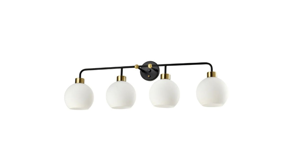Quad Cream Wall Light
