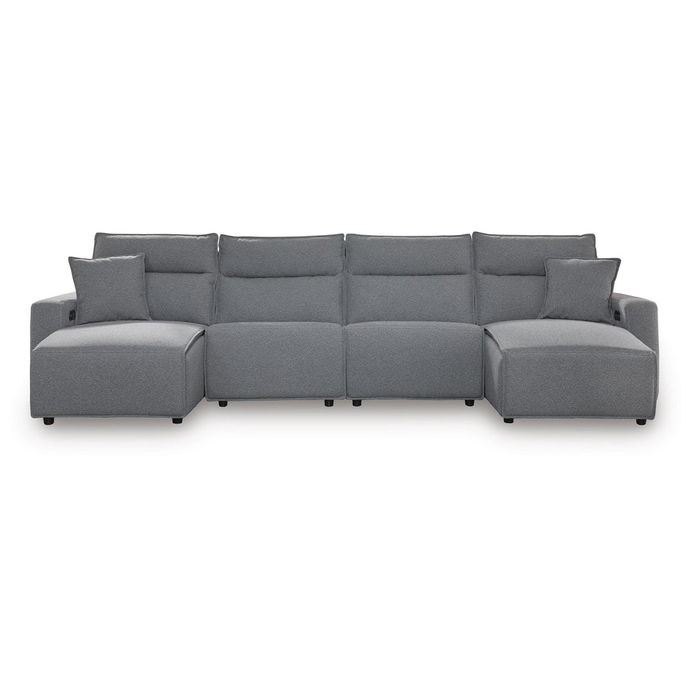  Signature Design by Ashley Modmax 65906S37 4 pc Reclining Sectional with Double Chaise IMAGE 1