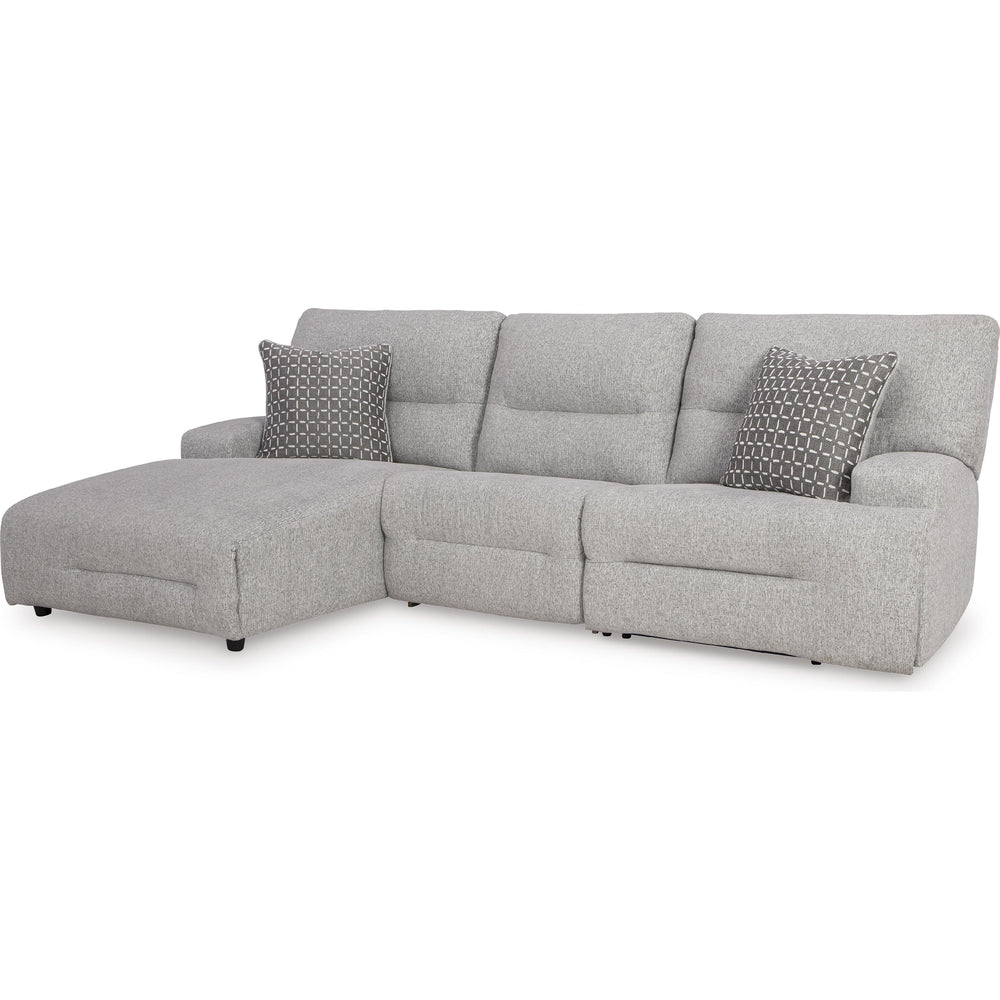  Signature Design by Ashley Acklen Place 93605S7 3 pc Power Reclining Sectional IMAGE 1