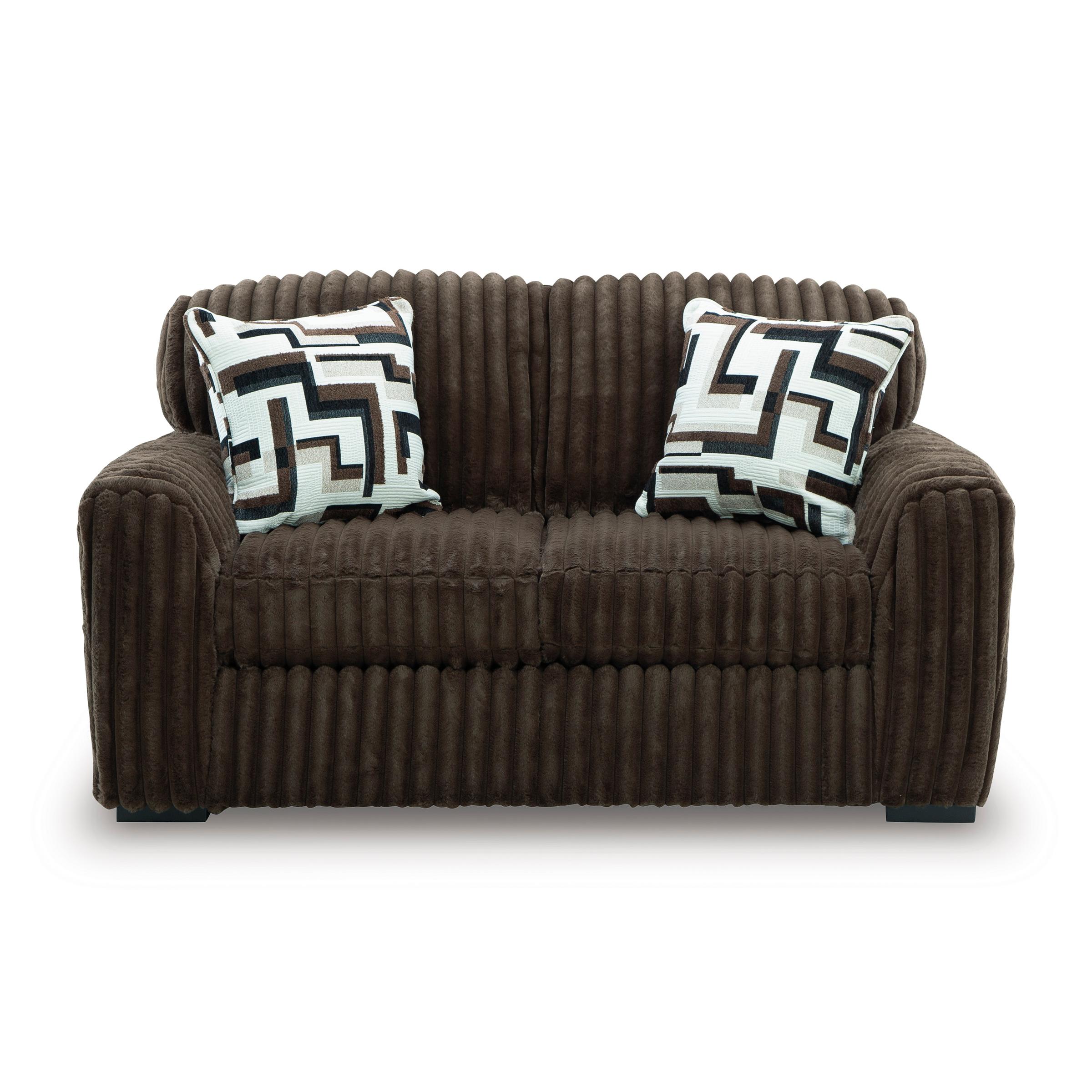  Signature Design by Ashley Midnight-Madness 9810435 Loveseat IMAGE 2