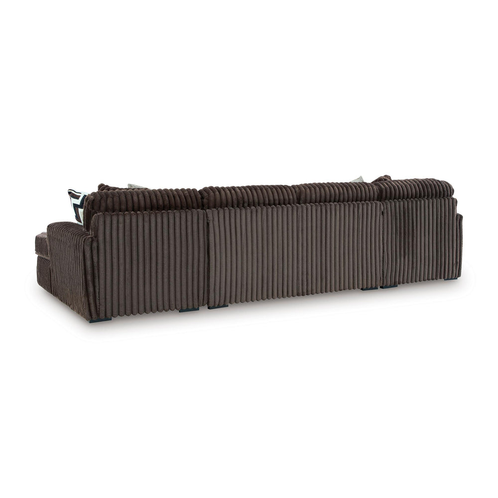  Signature Design by Ashley Midnight-Madness 98104S5 3 pc Sectional with Chaise IMAGE 2