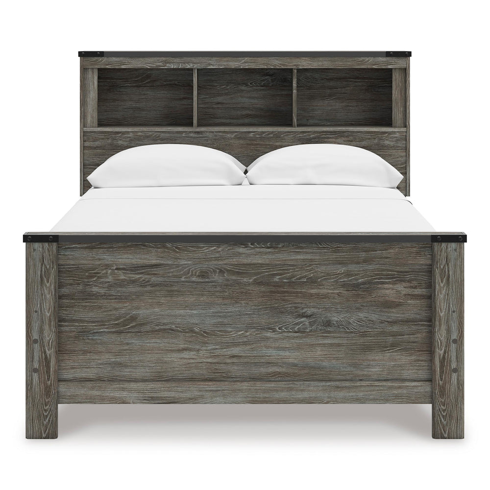  Signature Design by Ashley Frandern B4480B3 Full Bookcase Panel Bed IMAGE 2