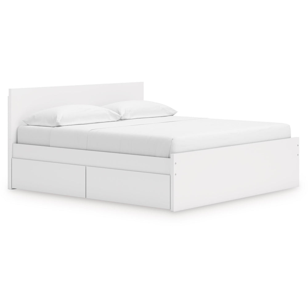  Signature Design by Ashley Onita EB9630B20 King Panel Platform Bed with Storage IMAGE 1