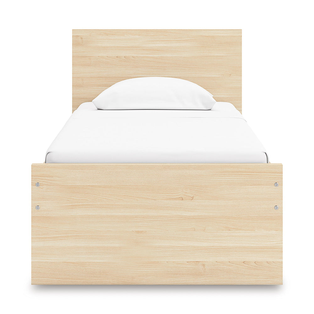  Signature Design by Ashley Onita EB9632B10 Twin Panel Platform Bed with 1 Side Storage IMAGE 2