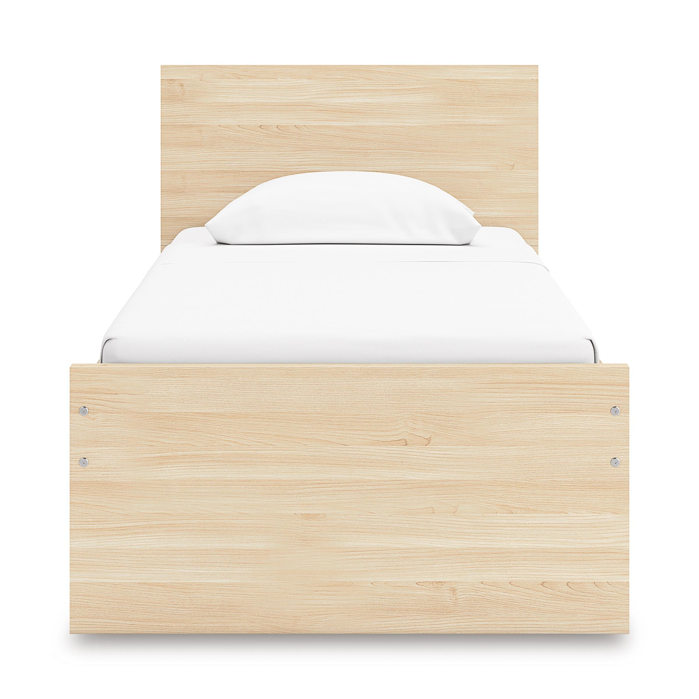  Signature Design by Ashley Onita EB9632B10 Twin Panel Platform Bed with 1 Side Storage IMAGE 2