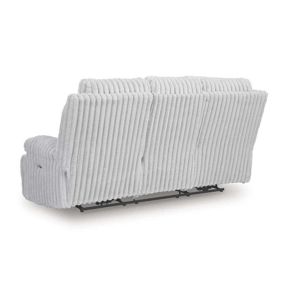  Signature Design by Ashley Rhines Falls PC4280499 Reclining Power Sofa with Drop Down Table IMAGE 4