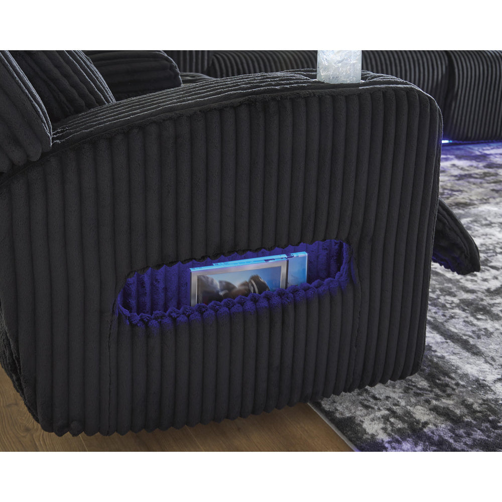  Signature Design by Ashley Forest Lake PC6420218 Power Reclining Loveseat with Console and Adjustable Headrest IMAGE 8