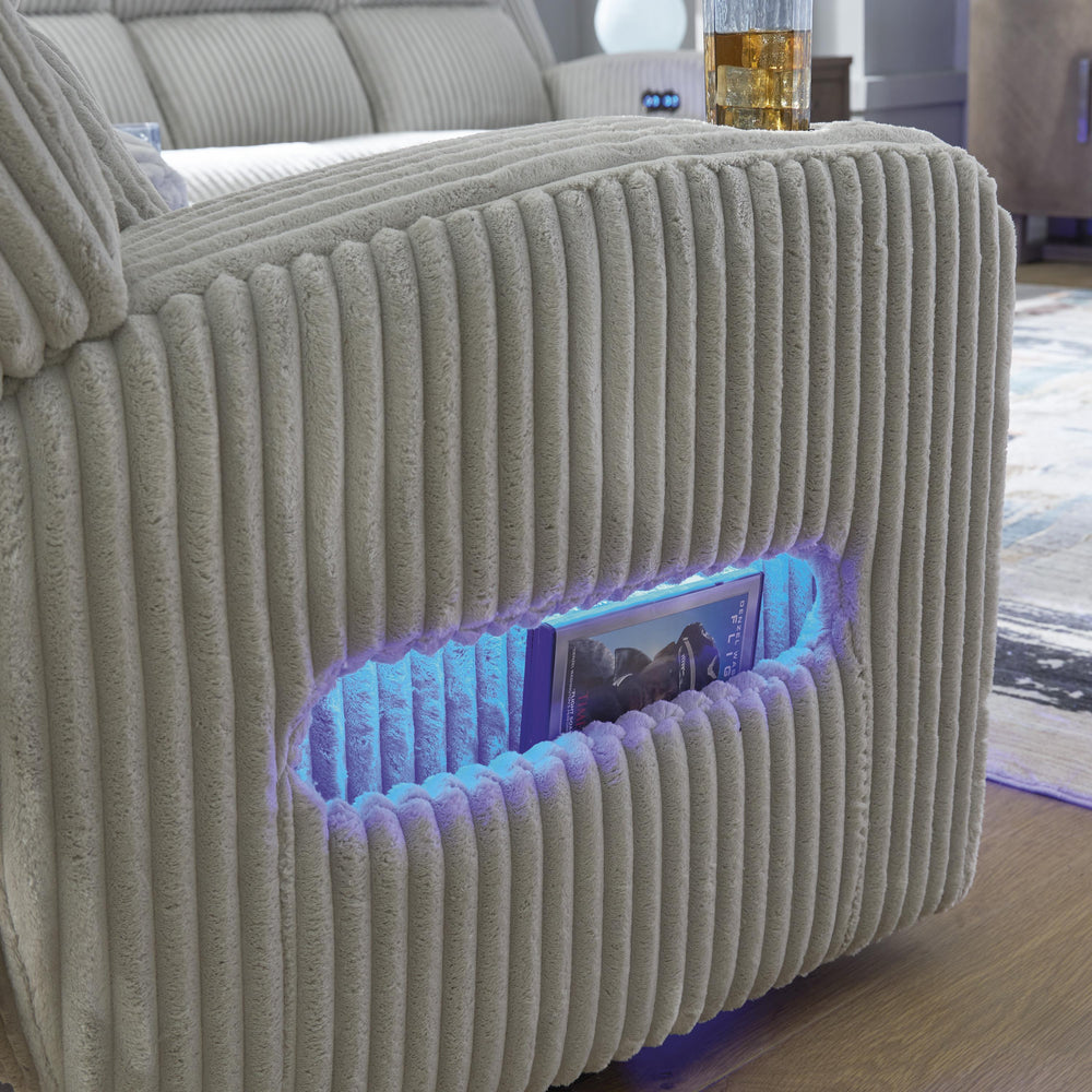 Signature Design by Ashley Forest Lake PC6420318 Power Reclining Loveseat with Console and Adjustable Headrest IMAGE 11