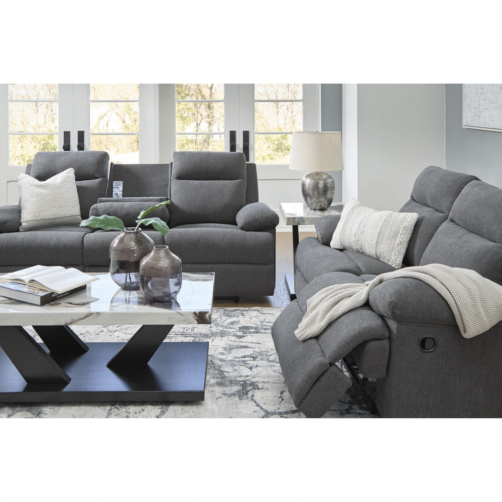  Signature Design by Ashley Side-Swipe PC9140689 Reclining Sofa with Drop Down Table IMAGE 11