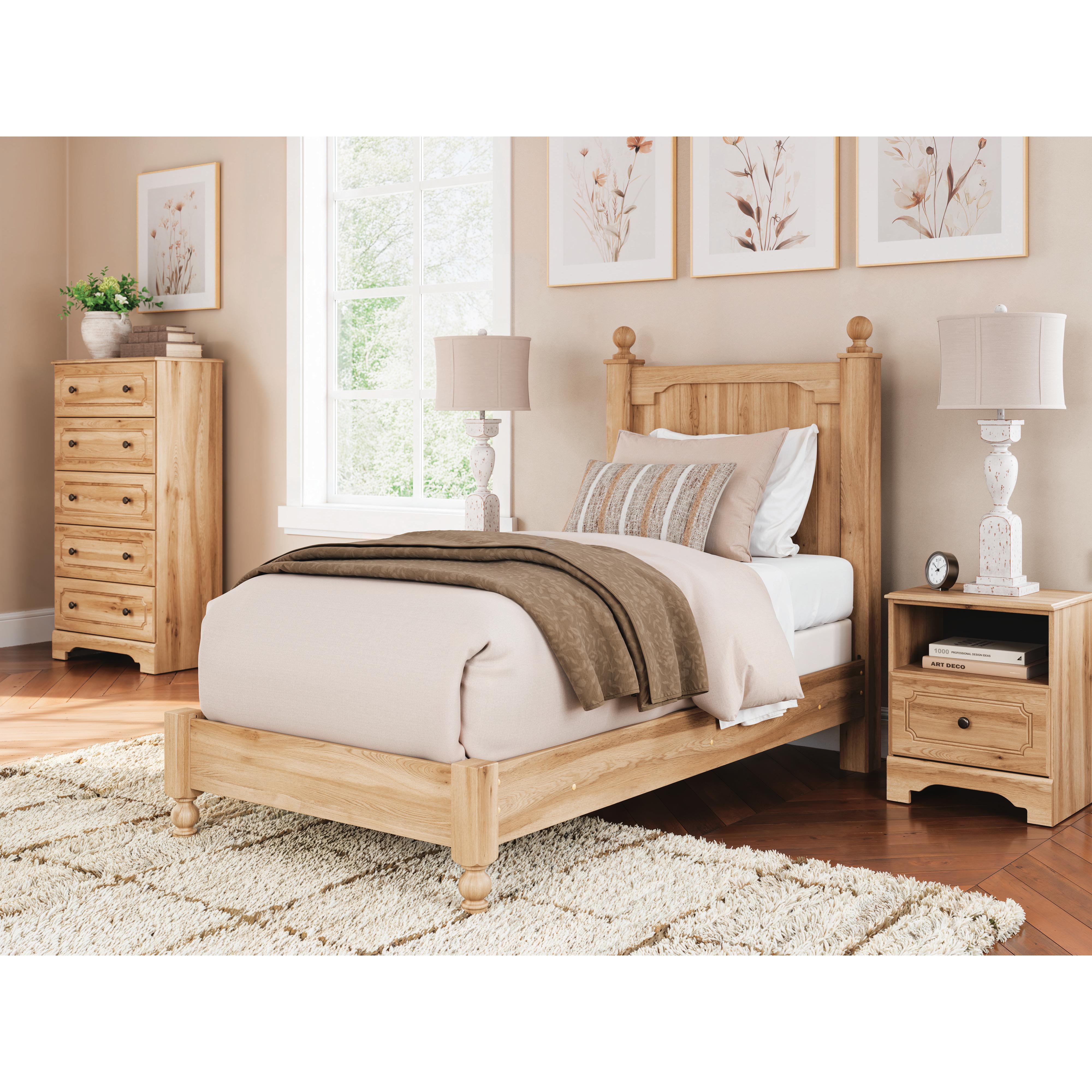  Signature Design by Ashley Aleaport PCB1075B2 Twin Panel Bed IMAGE 9