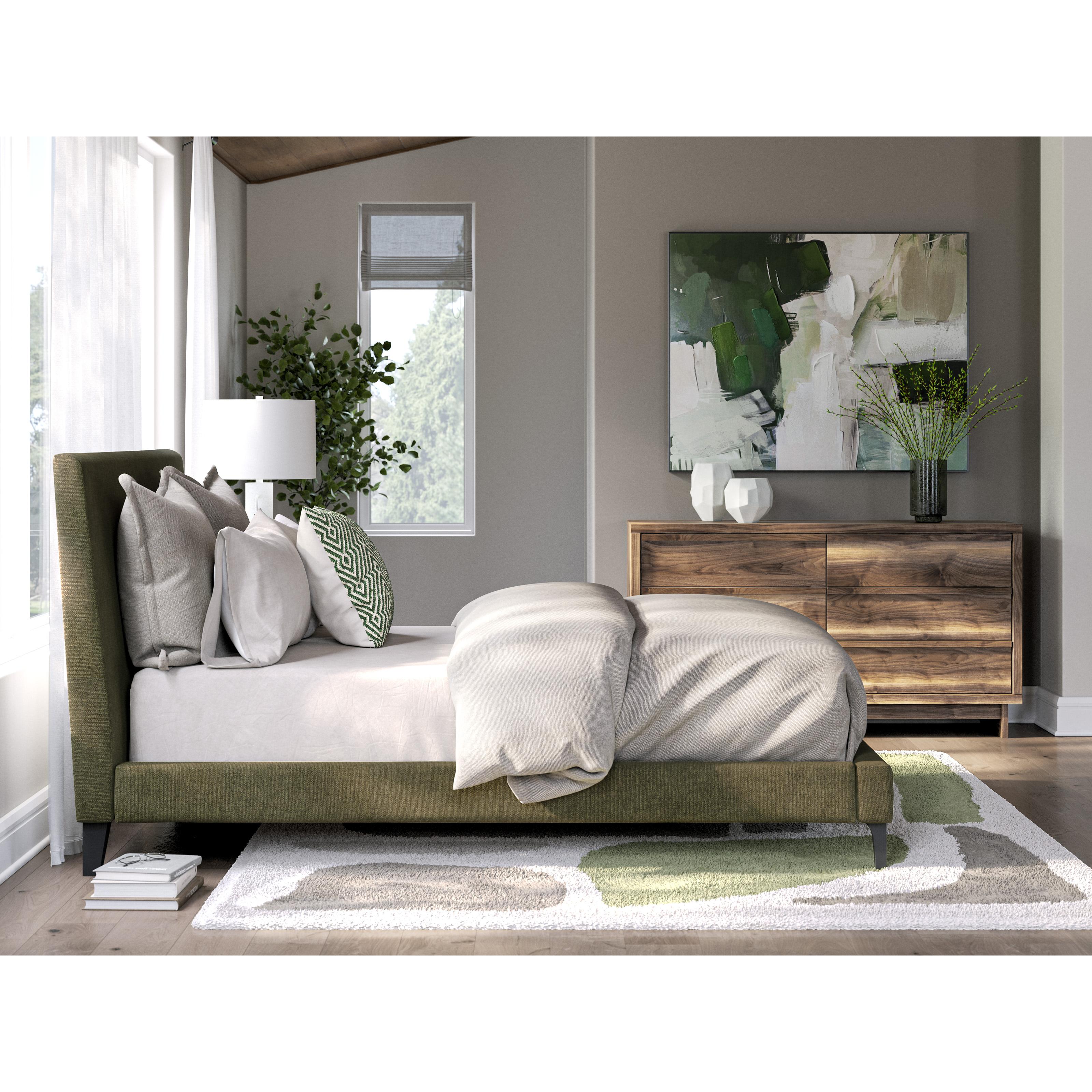 Signature Design by Ashley Chirason PCB3367-81 Queen Upholstered Bed with Roll Slats IMAGE 8