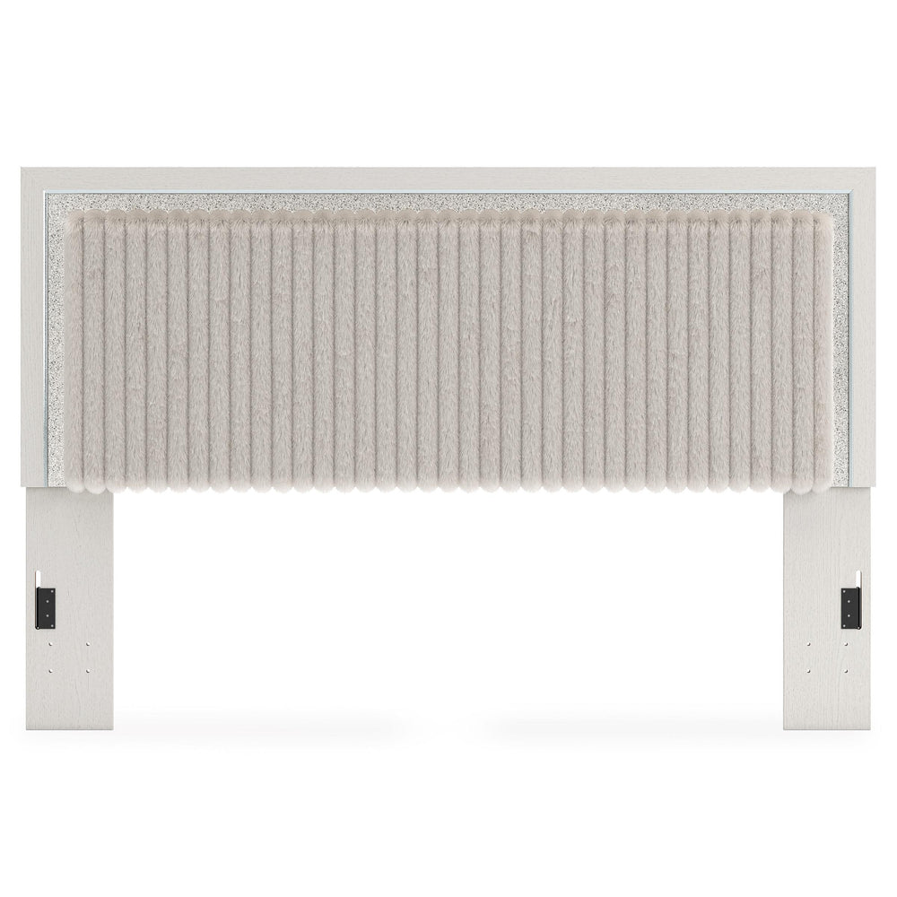  Signature Design by Ashley Zuraleus PCB3381-58 King Upholstered Panel Headboard IMAGE 2