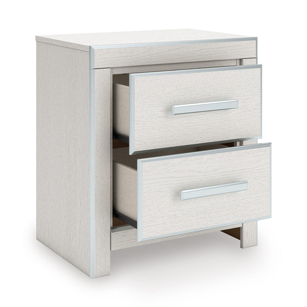  Signature Design by Ashley Zuraleus PCB3381-92 Two Drawer Night Stand IMAGE 2