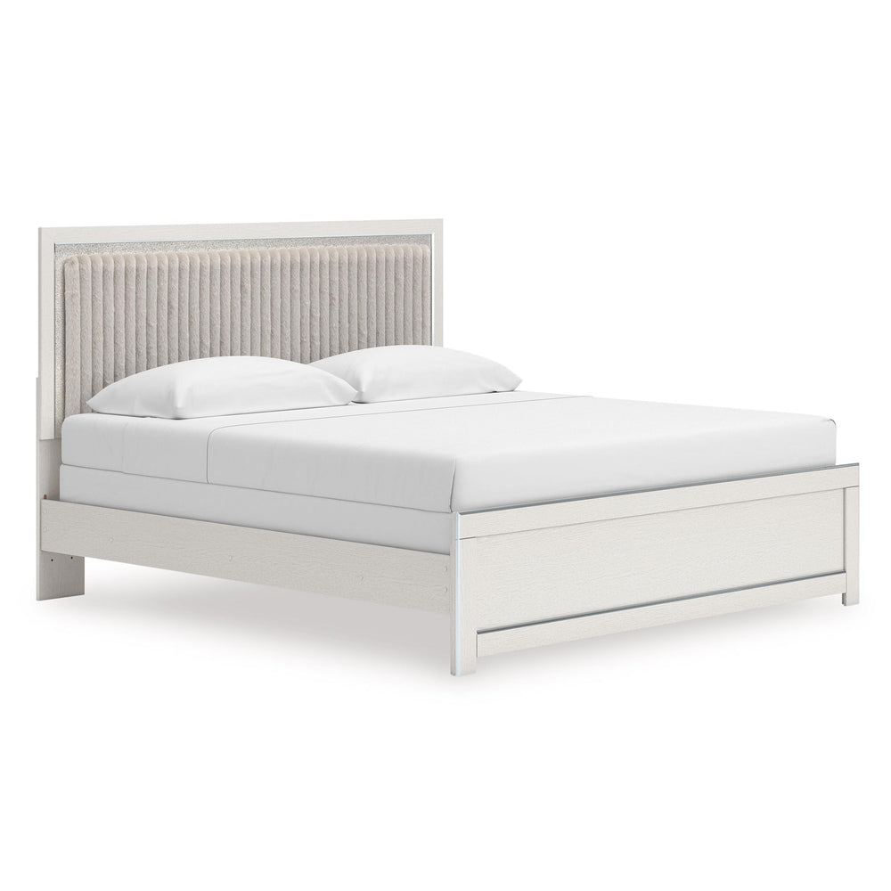  Signature Design by Ashley Zuraleus PCB3381B10 King Upholstered Panel Bed IMAGE 1