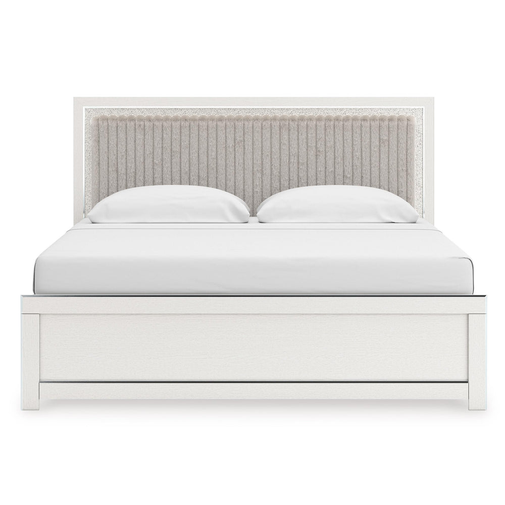  Signature Design by Ashley Zuraleus PCB3381B10 King Upholstered Panel Bed IMAGE 2