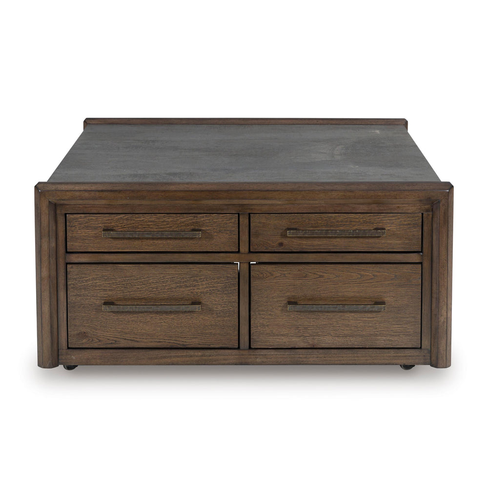  Signature Design by Ashley Kallenny T669-8 Square Cocktail Table IMAGE 3