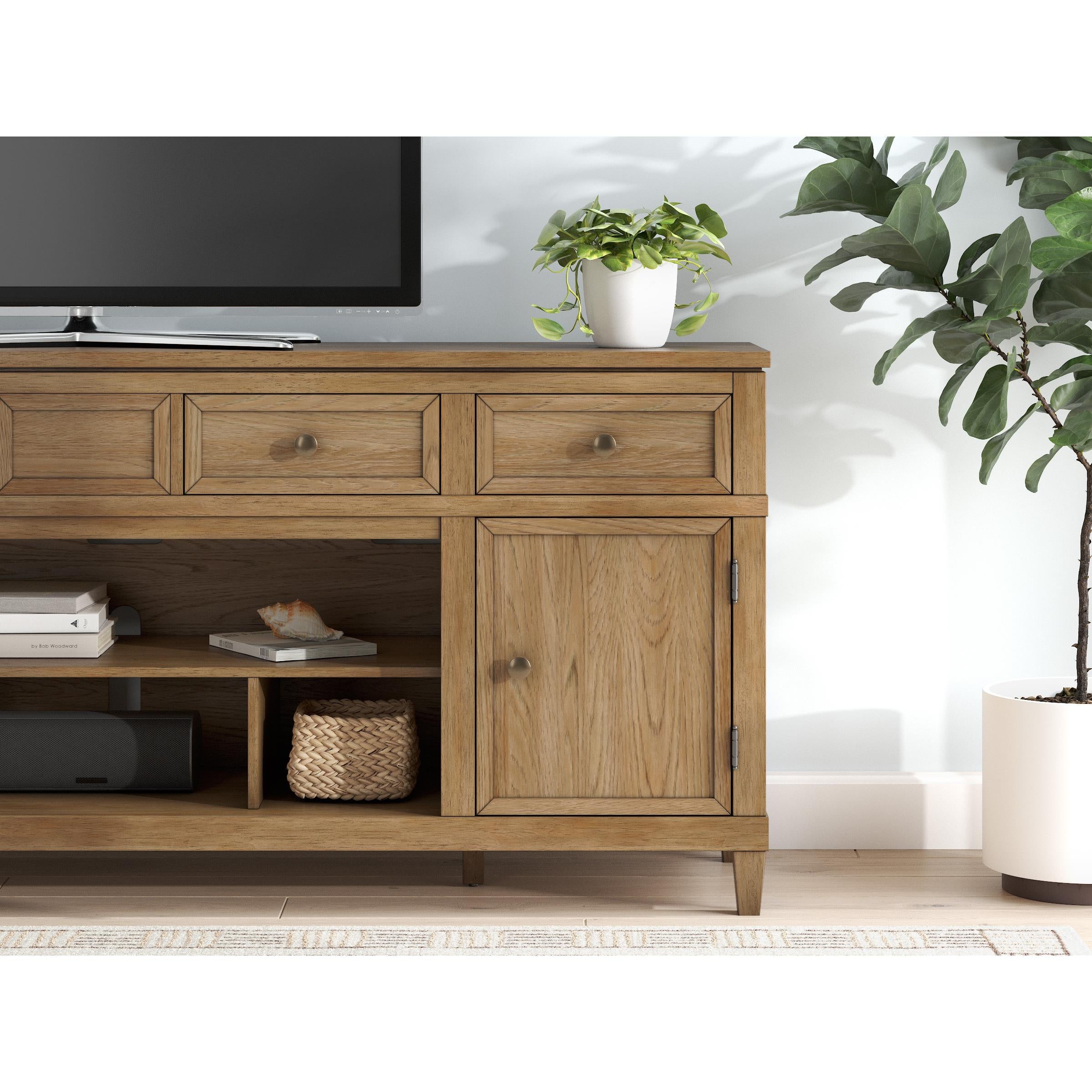 Signature Design by Ashley Sharlance W655-68 XL TV Stand with Fireplac