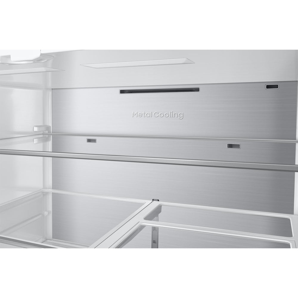  Samsung 36-Inch 29 Cu.Ft. Bespoke AI 4-Door French Door Refrigerator with AI Home Screen RF90F29BECRAA IMAGE 13