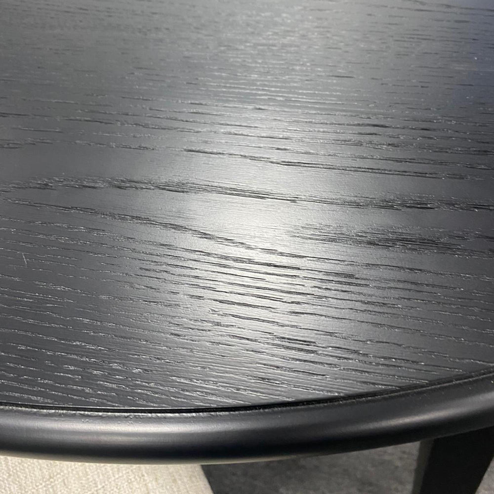  Worldwide Home Furnishings Conrad 201-863BLK Round Dining Table - Black IMAGE 7