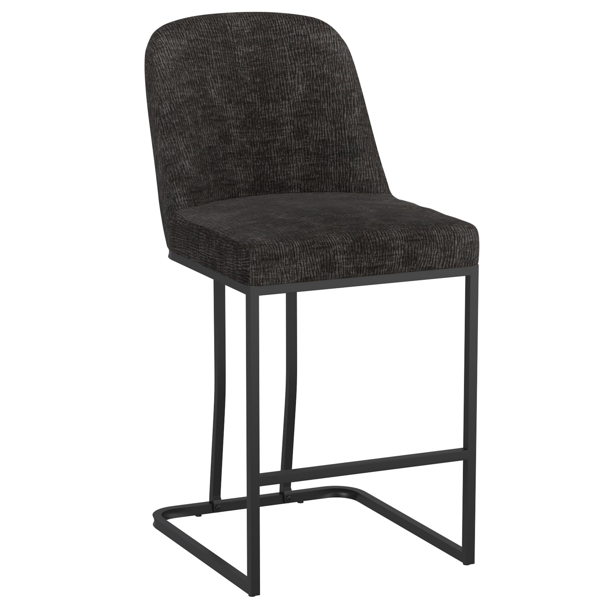  !nspire Dario 203-271CH 26" Counter Stool - Charcoal IMAGE 1